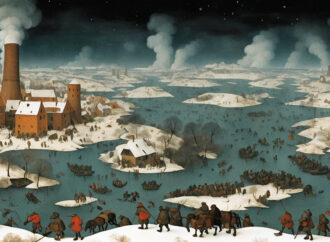 Коробок с одной спичкой