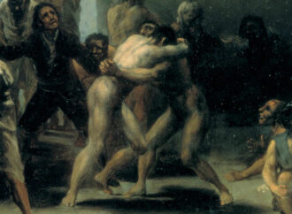 Сумасшедшие дерутся голыми (из Гойи)